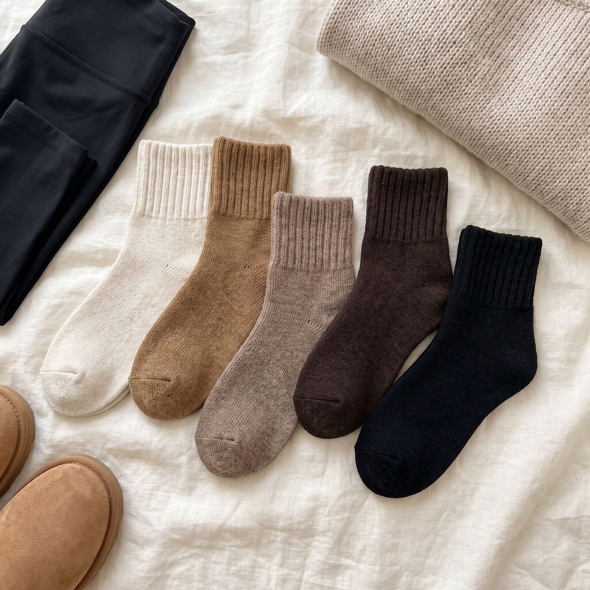 CURVD Cozy Slouch Socks