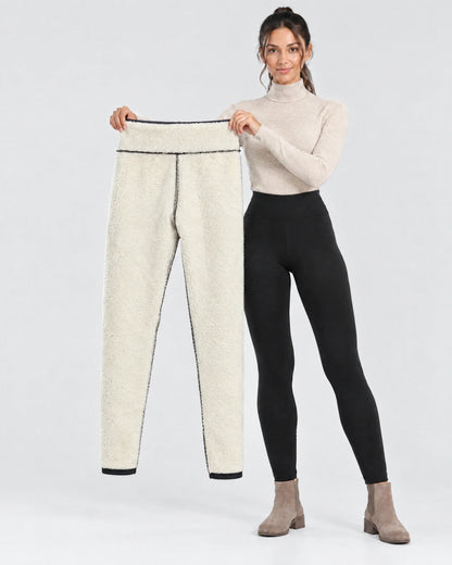 Sherpa-Fur Leggings | Toasty Warm & Figure Shaping