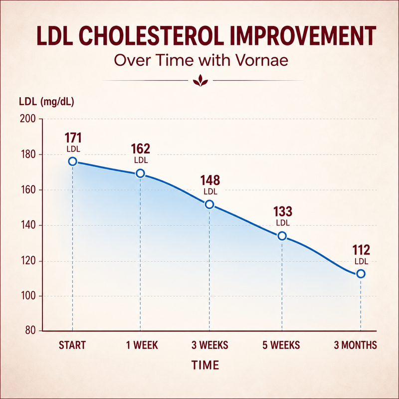 5. Your cholesterol numbers finally start moving