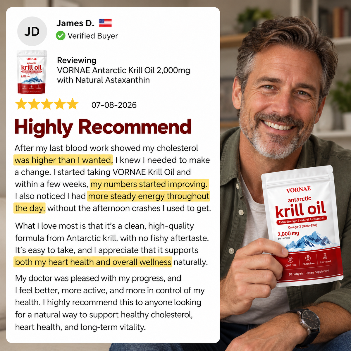 Vornae™ Antarctic Krill Oil